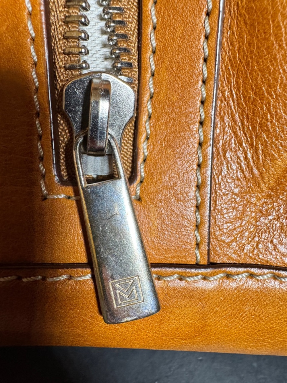 Michael Kors Structured Leather Satchel [Item 0339] - Picture 8 of 9